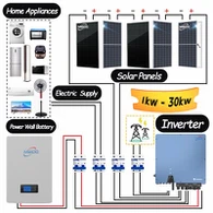 10kw aurinkohybridienergiajärjestelmä