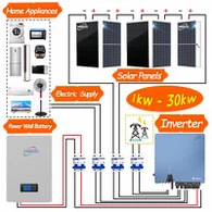 Hybridi 6KW aurinkoenergiajärjestelmä
